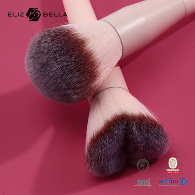 8pcs木のハンドルの化粧品のブラシ セット2色のナイロン毛は美用具を構成する