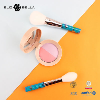 毛深い 衛生的な 旅行 メイク ブラシ セット 移動中の 修飾 合成髪 黒/カスタマイズ 色の